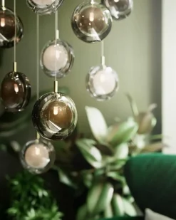 Bomma Lens Single pendel, smoke - antracit