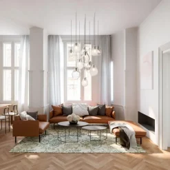 Bomma Soap pendel, liten, frostat