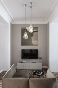 Bomma Soap pendel, liten, klar