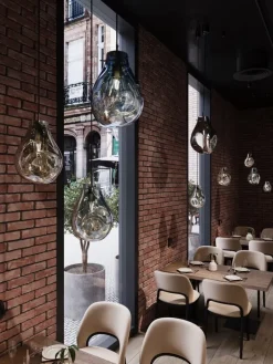 Bomma Soap pendel, liten, silver