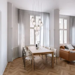 Bomma Soap pendel, stor, frostat