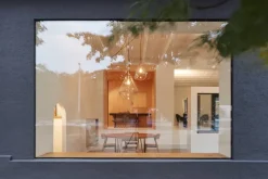 Bomma Tim pendel, liten, klar - borstad koppar