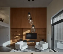 Bomma Tim pendel, liten, smoke - svart