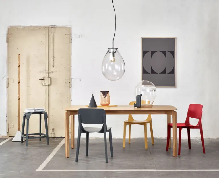 Bomma Tim pendel, medium, klar - svart