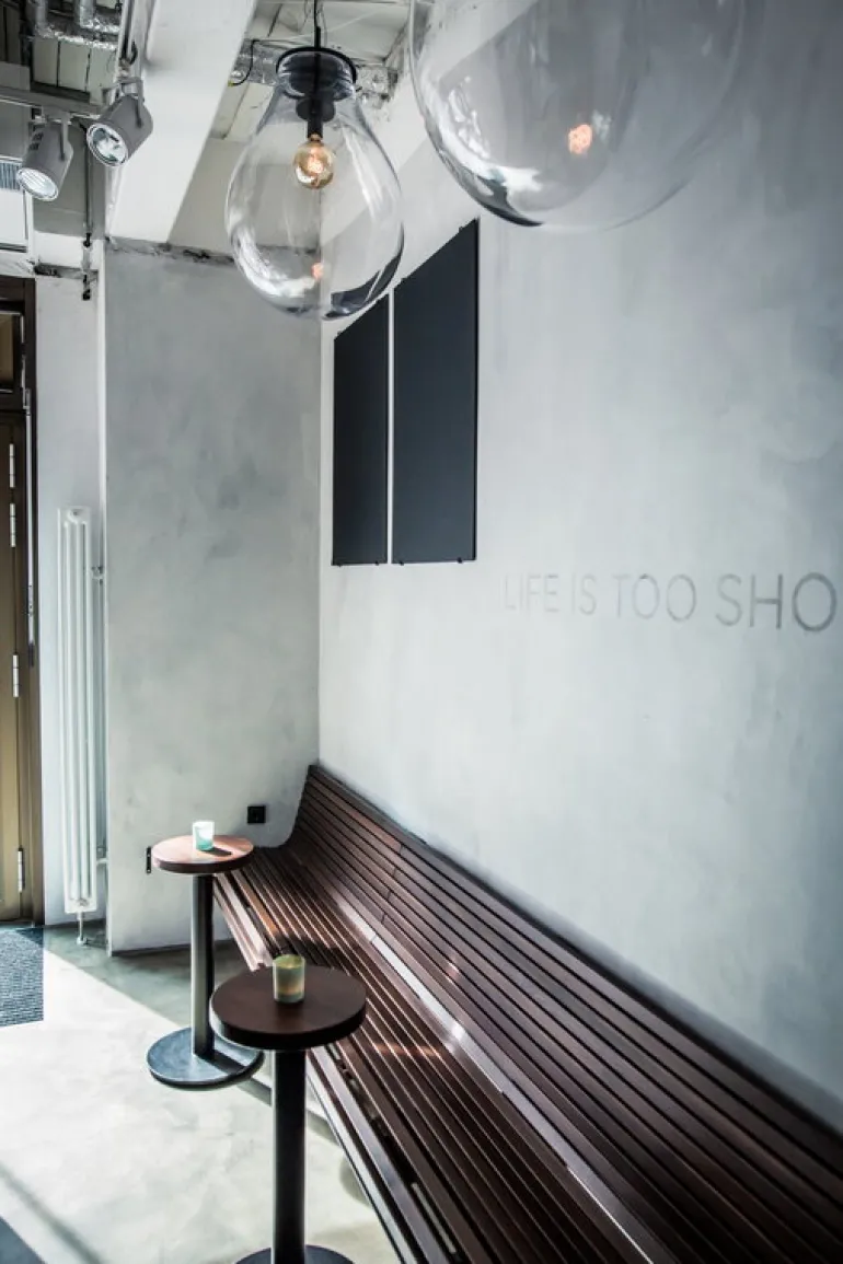 Bomma Tim pendel, medium, klar - svart