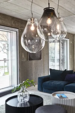 Bomma Tim pendel, medium, rök - svart