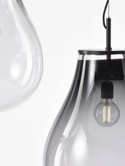 Bomma Tim pendel, medium, rök - svart