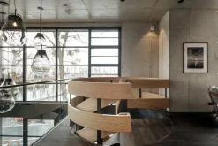 Bomma Tim pendel, medium, rök - svart