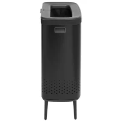 Brabantia Bo Laundry Bin Hi tvättkorg, 2 x 45 l, mattsvart