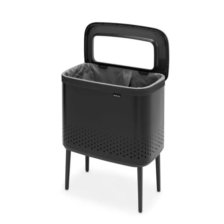 Brabantia Bo Laundry Bin tvättkorg, 60 l, mattsvart