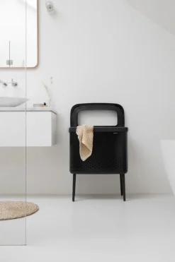 Brabantia Bo Laundry Bin tvättkorg, 60 l, mattsvart