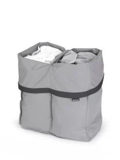 Brabantia Bo Laundry Bin Hi tvättpåse, 2 x 45 l