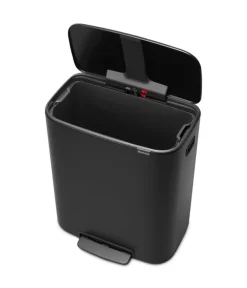 Brabantia Bo Pedal Bin soptunna med pedal, 60 l, mattsvart