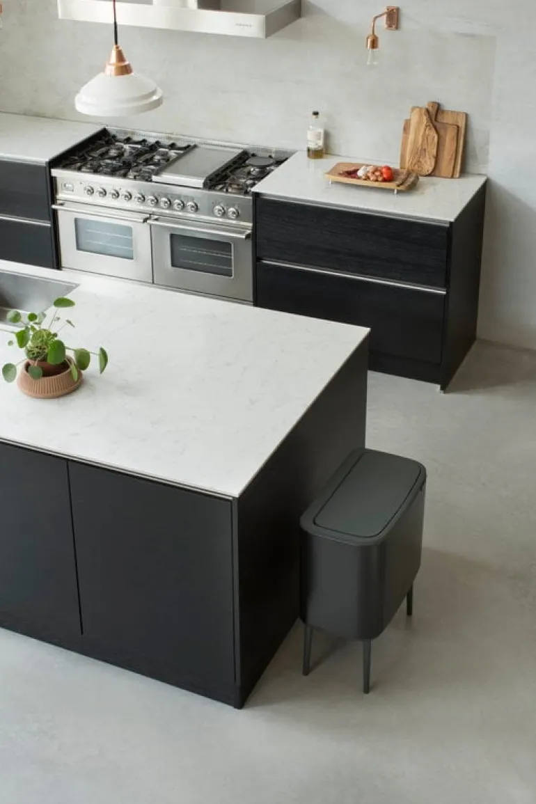 Brabantia Bo Touch Bin 11 + 23 l, mattsvart