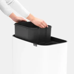 Brabantia Bo Touch Bin 11 + 23 l, vit