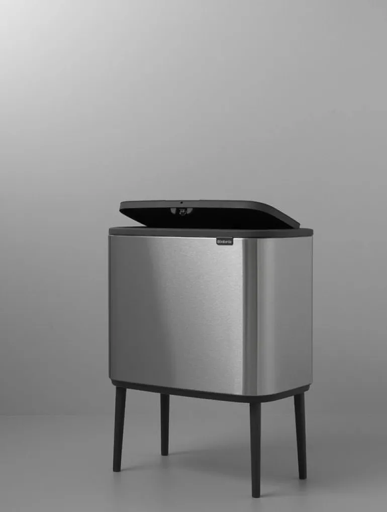 Brabantia Bo Touch Bin 11 + 23 l, matt stål