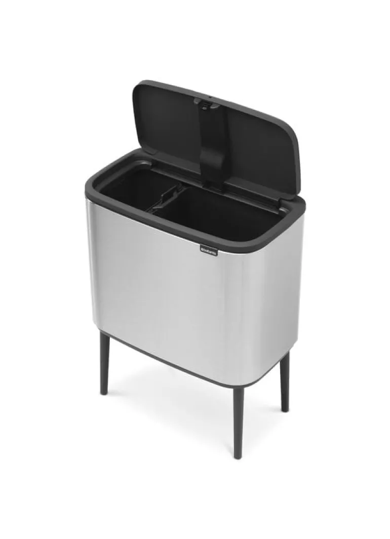 Brabantia Bo Touch Bin 11 + 23 l, matt stål