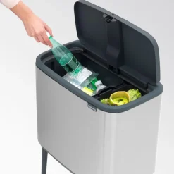 Brabantia Bo Touch Bin 11 + 23 l, matt stål