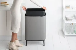 Brabantia Bo Touch Bin Hi soptunna, 60 L, Sense of Luxury, grå