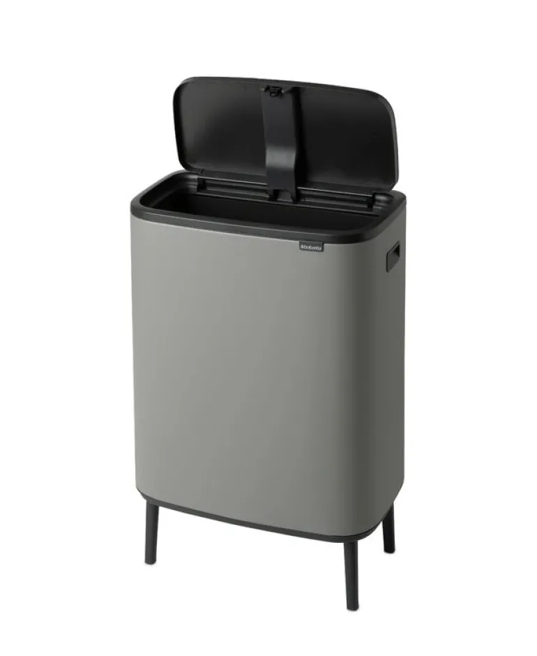Brabantia Bo Touch Bin Hi soptunna, 60 L, Sense of Luxury, grå
