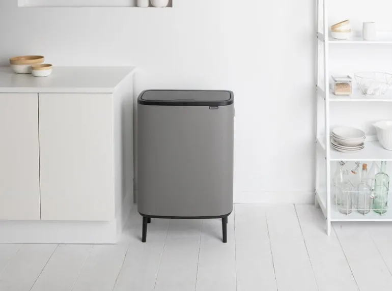 Brabantia Bo Touch Bin Hi soptunna, 60 L, Sense of Luxury, grå