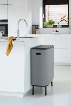 Brabantia Bo Touch Bin Hi soptunna, 60 L, Sense of Luxury, grå