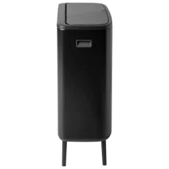 Brabantia Bo Touch Bin Hi, papperskorg, 2 x 30 l, svart