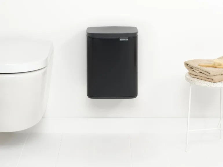 Brabantia Bo Waste Bin, 7 l, mattsvart