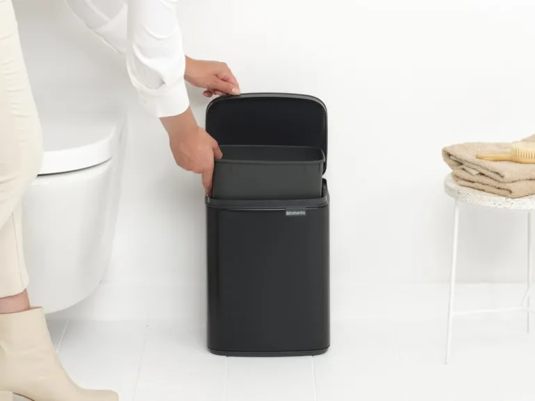 Brabantia Bo Waste Bin, 7 l, mattsvart