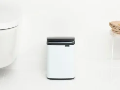 Brabantia Bo Waste Bin, 4 l, vit
