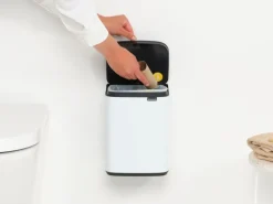 Brabantia Bo Waste Bin, 4 l, vit