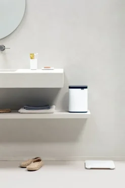 Brabantia Bo Waste Bin, 4 l, vit