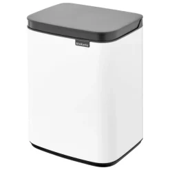 Brabantia Bo Waste Bin, 4 l, vit