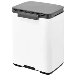 Brabantia Bo Waste Bin, 4 l, vit