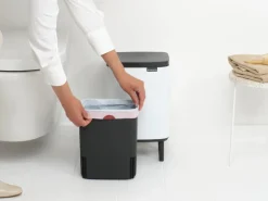 Brabantia Bo Waste Bin Hi, 7 l, vit