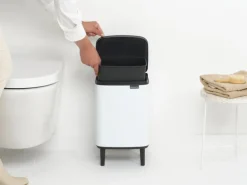 Brabantia Bo Waste Bin Hi, 7 l, vit