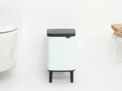 Brabantia Bo Waste Bin Hi, 4 l, vit