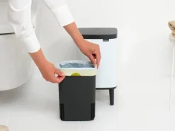 Brabantia Bo Waste Bin Hi, 4 l, vit