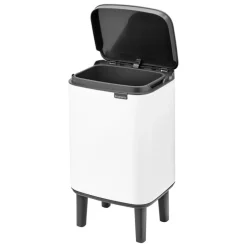 Brabantia Bo Waste Bin Hi, 4 l, vit