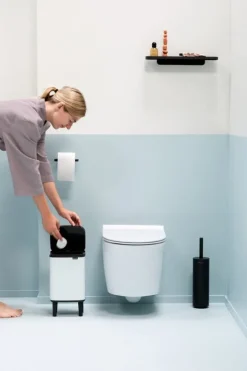 Brabantia Bo Waste Bin Hi, 4 l, vit
