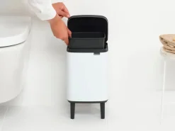Brabantia Bo Waste Bin Hi, 4 l, vit