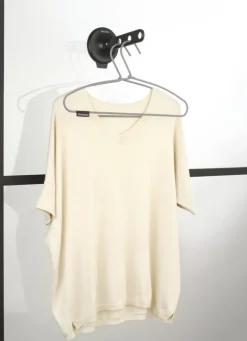 Brabantia Klädhängare med sugpropp, svart