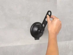 Brabantia Klädhängare med sugpropp, svart