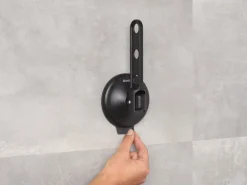 Brabantia Klädhängare med sugpropp, svart