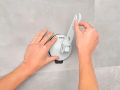 Brabantia Klädhängare med sugpropp, ljusgrå