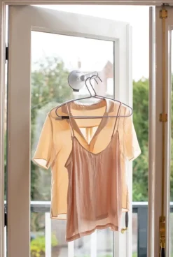 Brabantia Klädhängare med sugpropp, ljusgrå