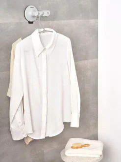 Brabantia Klädhängare med sugpropp, ljusgrå