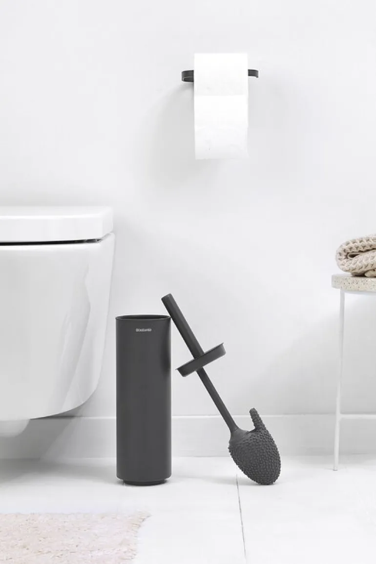 Brabantia MindSet reservtoalettborste, silikon, mörkgrå