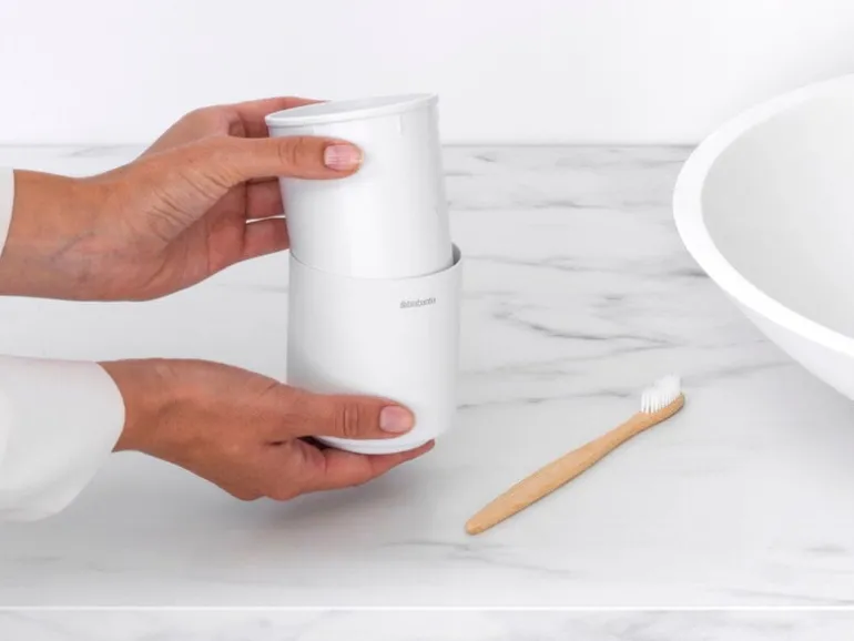 Brabantia MindSet tandborsthållare, mineral fräsch vit