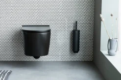 Brabantia MindSet toalettborste och hållare, silikon, mineral oändligt grå